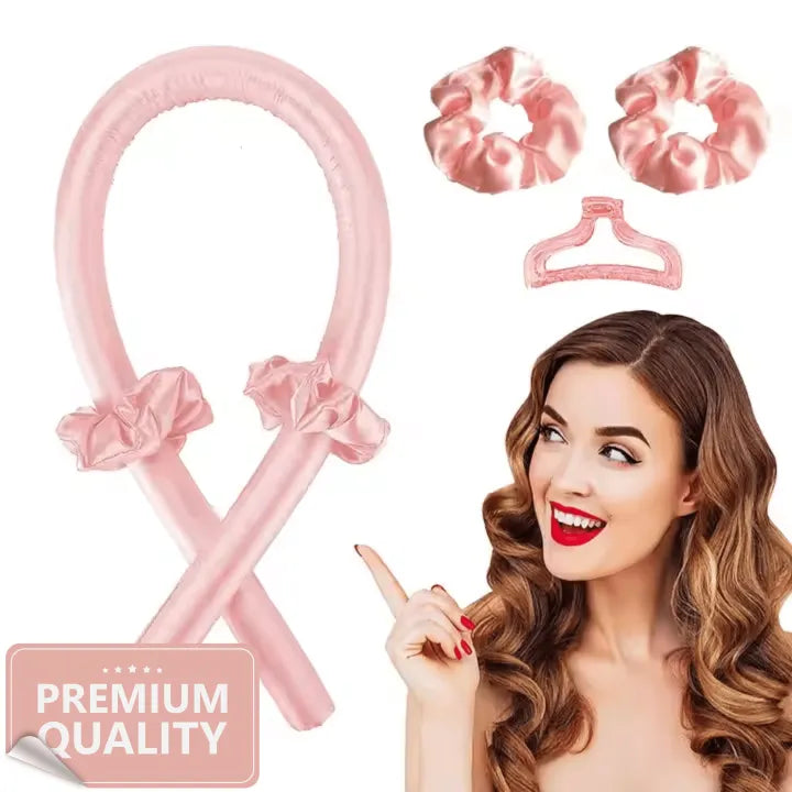 Heatless Curling Headband – Soft, Shiny Curls