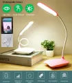 Portable 360-Degree Adjustable LED Desk Lamp – Eye Protection, Three Dimmable Gears, USB Charging, Creative Folding Design for Study, Home Learning & Bedroom Decoration