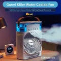 3-in-1 Portable Mini Air Cooler | USB Rechargeable Fan, Humidifier & LED Light Personal Mist AC for Room, Kitchen & Travel